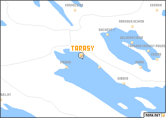 map of Tarasy