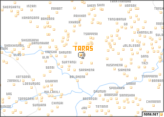 map of Taras