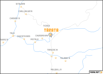 map of Tarata