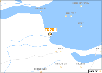 map of Tarau