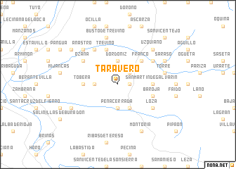 map of Taravero