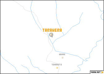 map of Tarawera