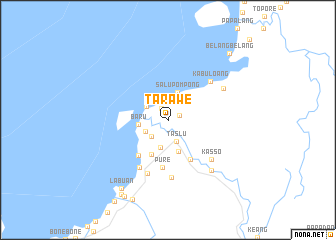 map of Tarawe