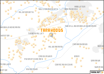 map of Tara Woods