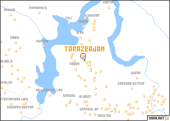 map of Tārāz-e ‘Ajam