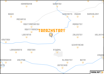 map of Tarazh Stary