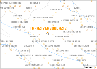 map of Tarāzī-ye ‘Abd ol ‘Azīz