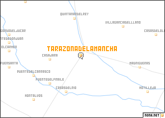 map of Tarazona de la Mancha