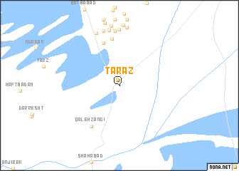map of Ţaraz