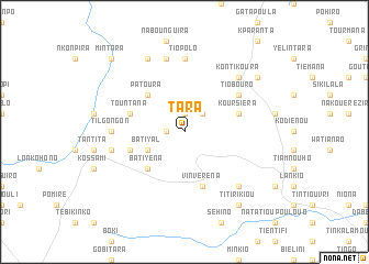 map of Tara