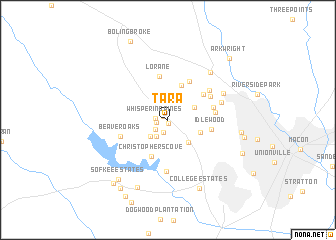 map of Tara