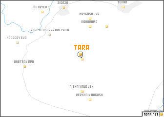 map of Tara