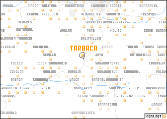 map of Tarbaca