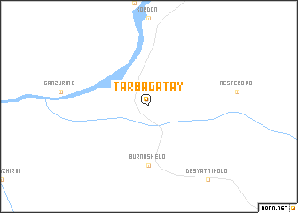 map of Tarbagatay