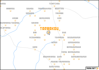 map of Tarbakou