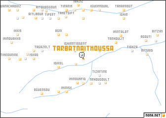 map of Tarbat nʼAït Moussa