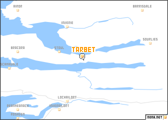 map of Tarbet