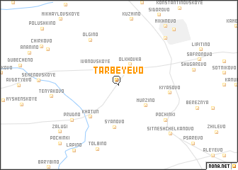 map of Tarbeyevo