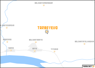 map of Tarbeyevo