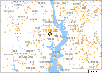 map of Tarbori