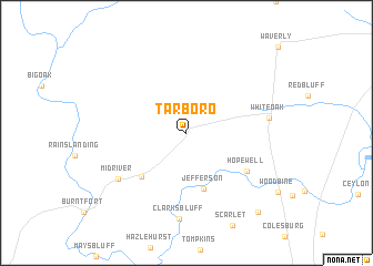 map of Tarboro