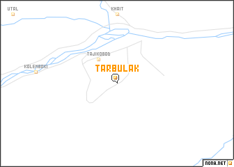 map of Tarbulak