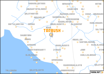 map of Ţarbūsh