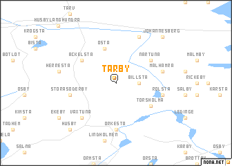 map of Tarby