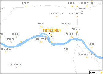 map of Tarcahui