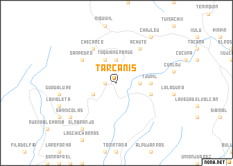 map of Tarcanis