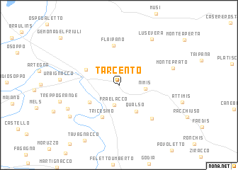 map of Tarcento