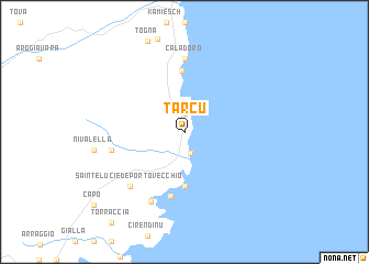 map of Tarcu