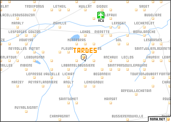 map of Tardes