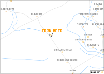 map of Tardienta