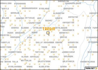 map of Tardīn