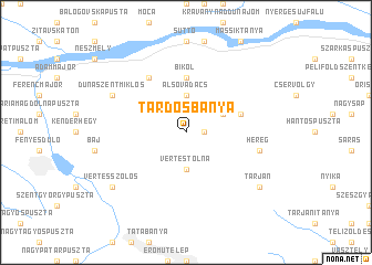map of Tardosbánya
