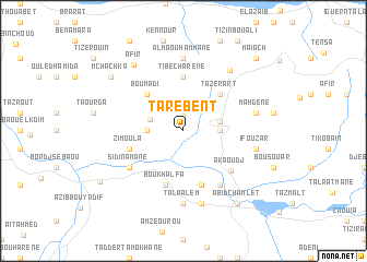 map of Tarebent