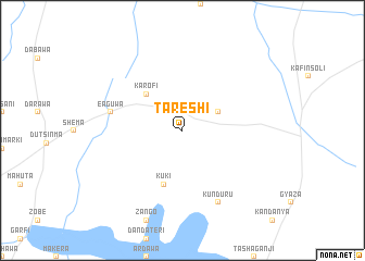 map of Tareshi