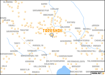 map of Tareshok