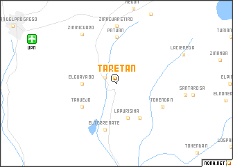 map of Taretán