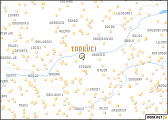 map of Tarevci