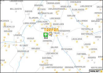 map of Tarfán