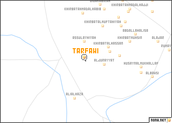 map of Tarfāwī