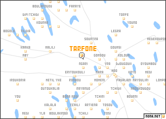 map of Tarfoné