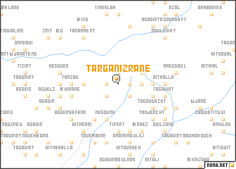 map of Targa nʼIzrane