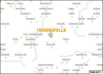 map of Targa Oufella