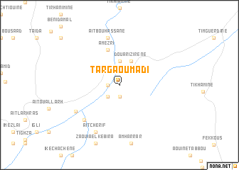 map of Targa Ou Madi