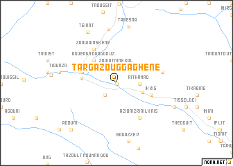 map of Targa Zouggaghene