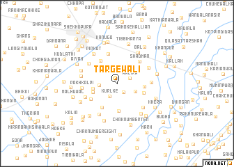 map of Targewāli