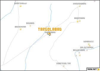 map of Tar Golābād